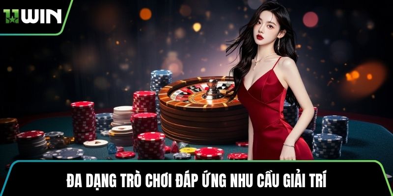 Đa dạng trò chơi đáp ứng nhu cầu giải trí